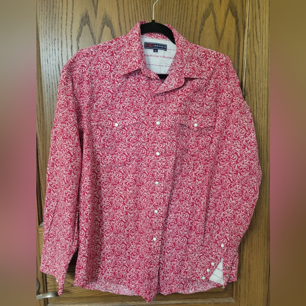 Mens Roper pearl snap